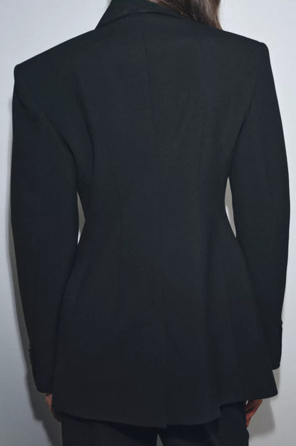 BLAZER NOIR AJUSTE